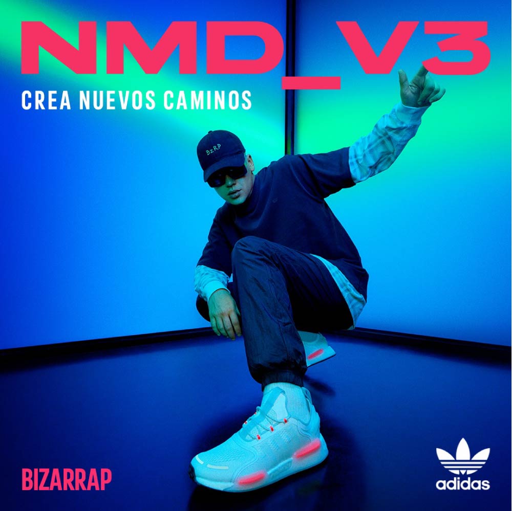 -ADIDAS NMD V3 X BIZARRAP, K BENZEMA Y ANITTA: