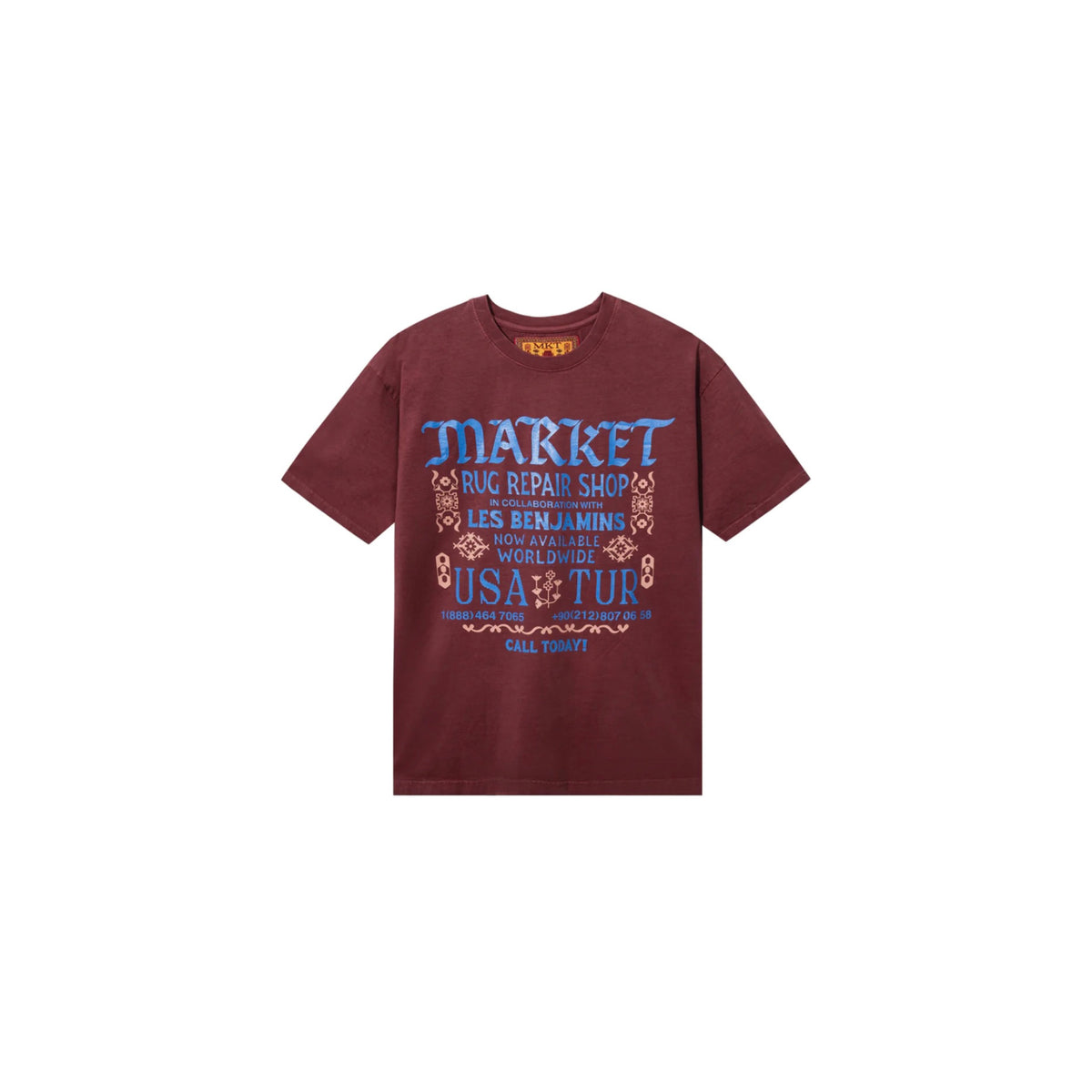 MARKET REPARIR SHOP T-SHIRT BERRY