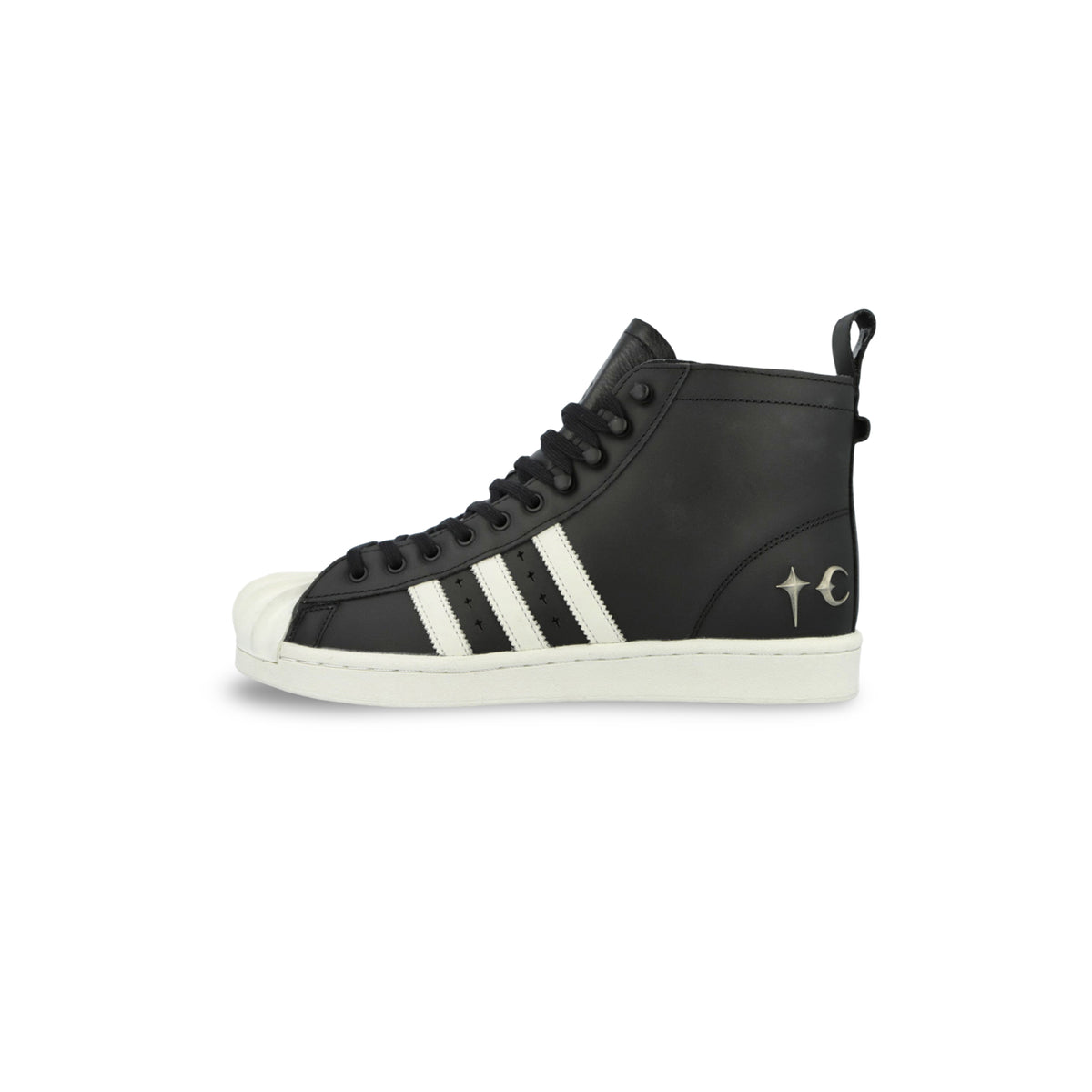 ADIDAS SUPERSTAR LUXE THUG CLUB BOOTS BLACK