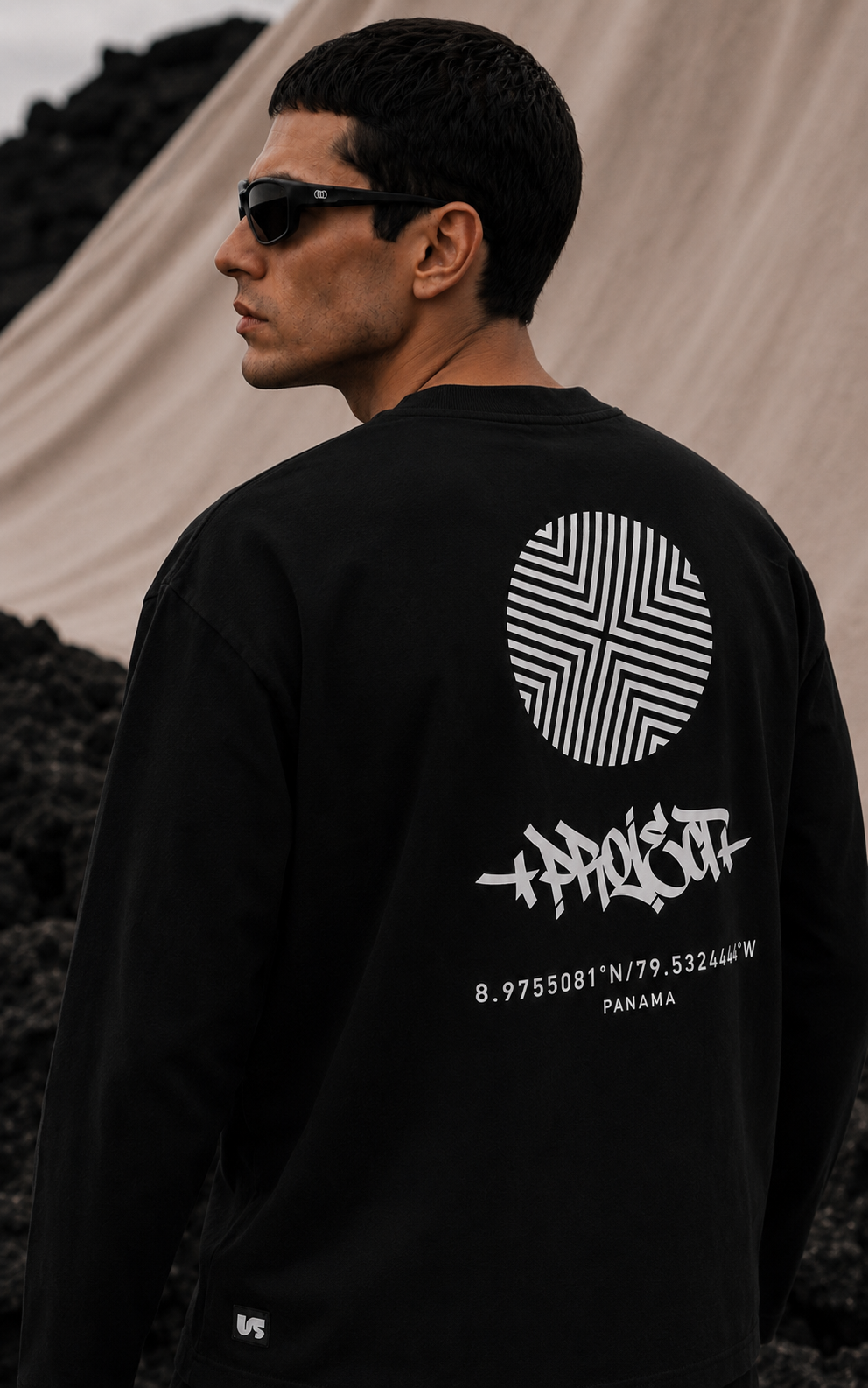 US PRJCT® HEAVYWEIGHT BOXY LONG SLEEVE BLACK