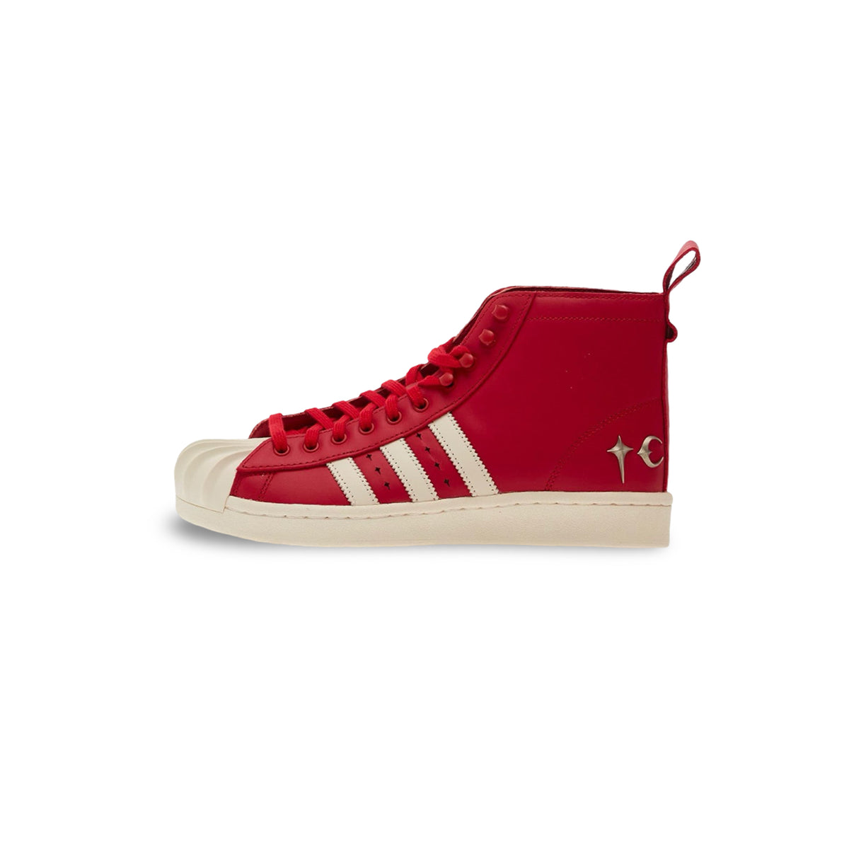 ADIDAS SUPERSTAR LUXE  THUG CLUB BOOTS  RED