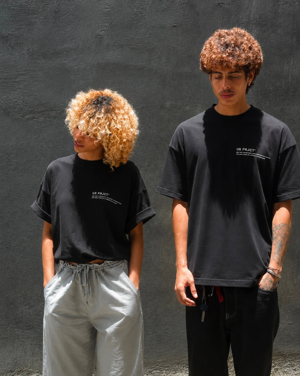 US PRJCT®️ LOGO T-SHIRT BLACK
