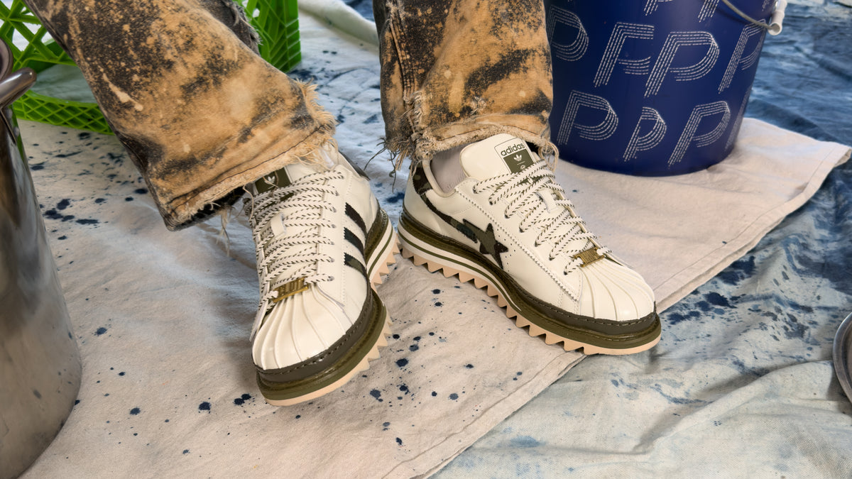 ADIDAS SUPERSTAR x CLOT x BAPE®