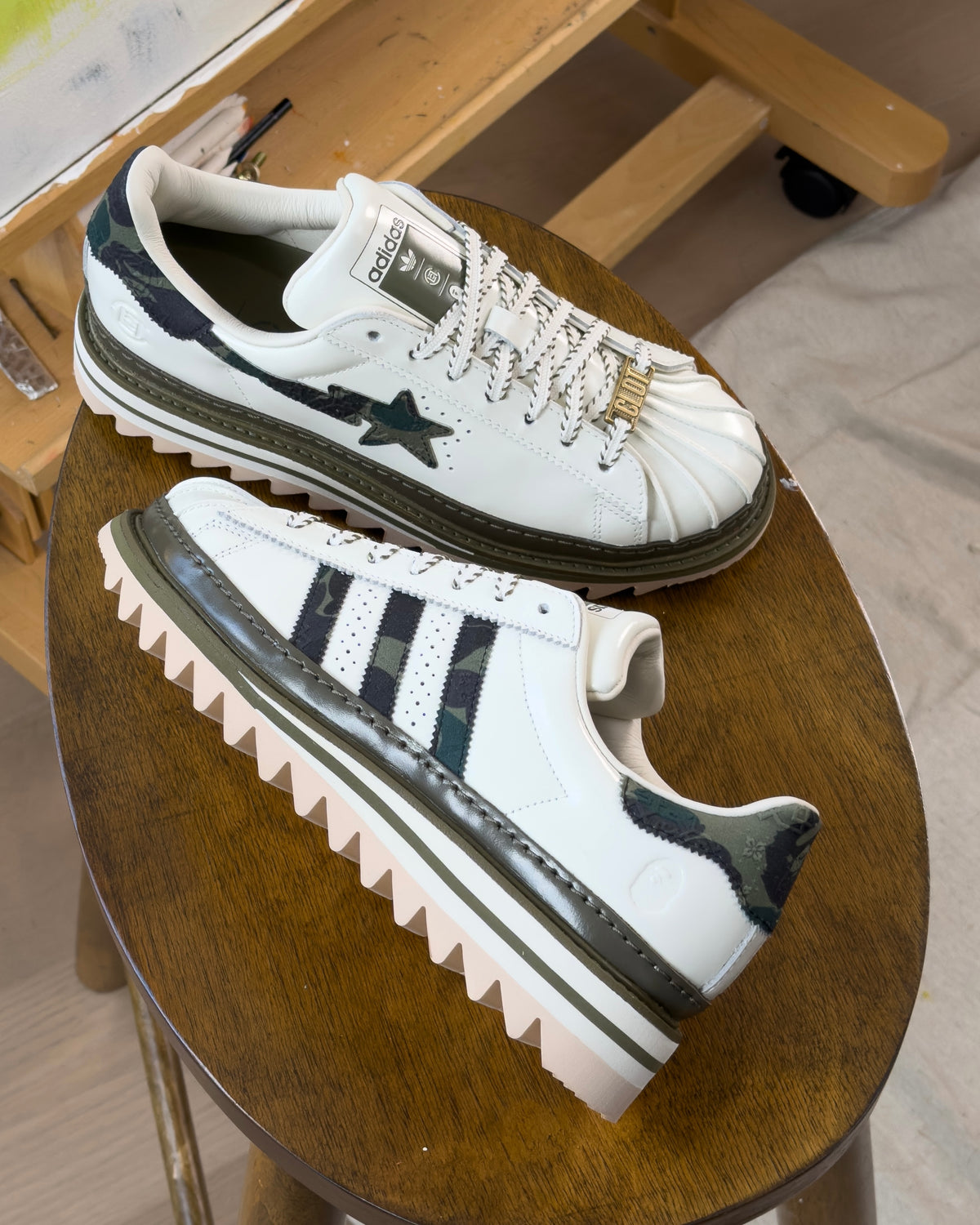 ADIDAS SUPERSTAR x CLOT x BAPE®