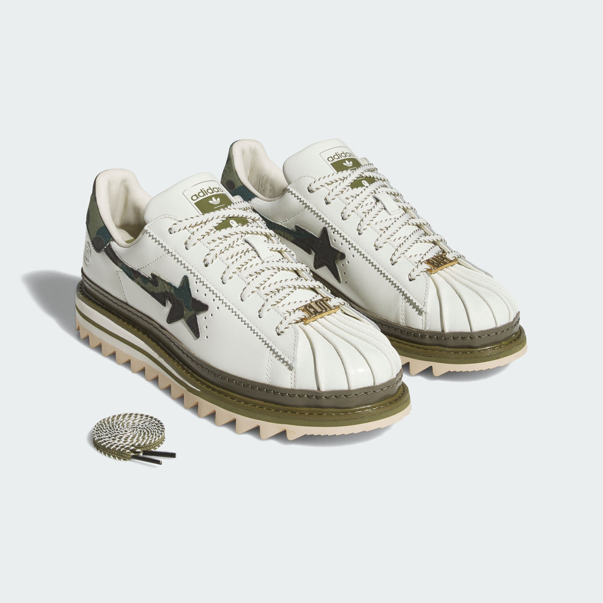 ADIDAS SUPERSTAR x CLOT x BAPE®