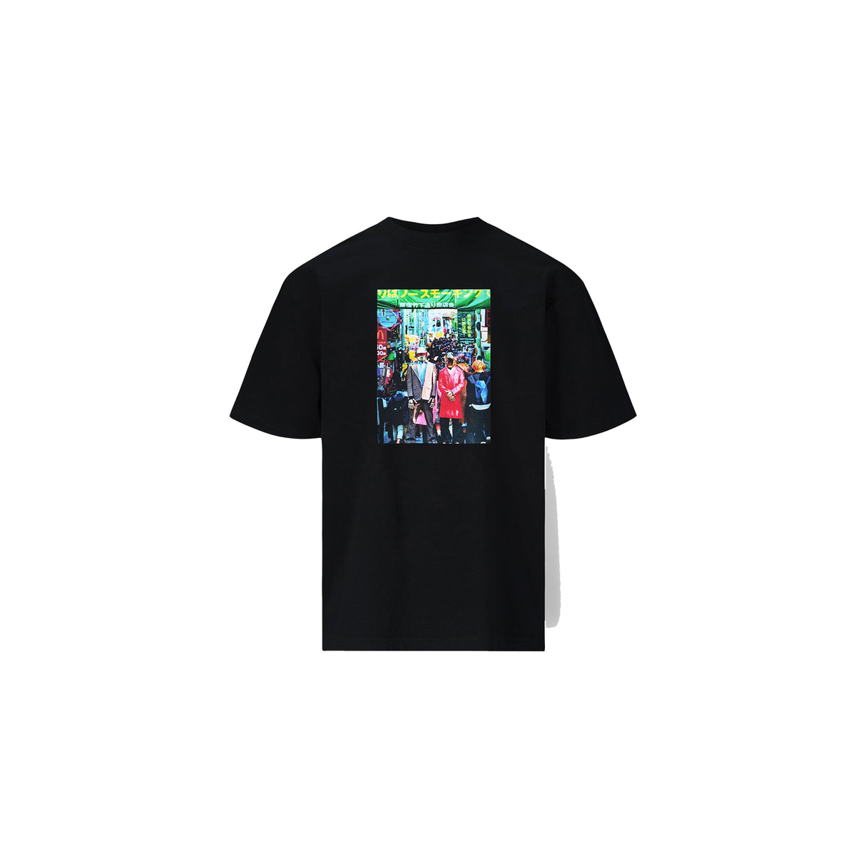 PLEASURES X DAFT PUNK HARAJUKU T-SHIRT BLACK