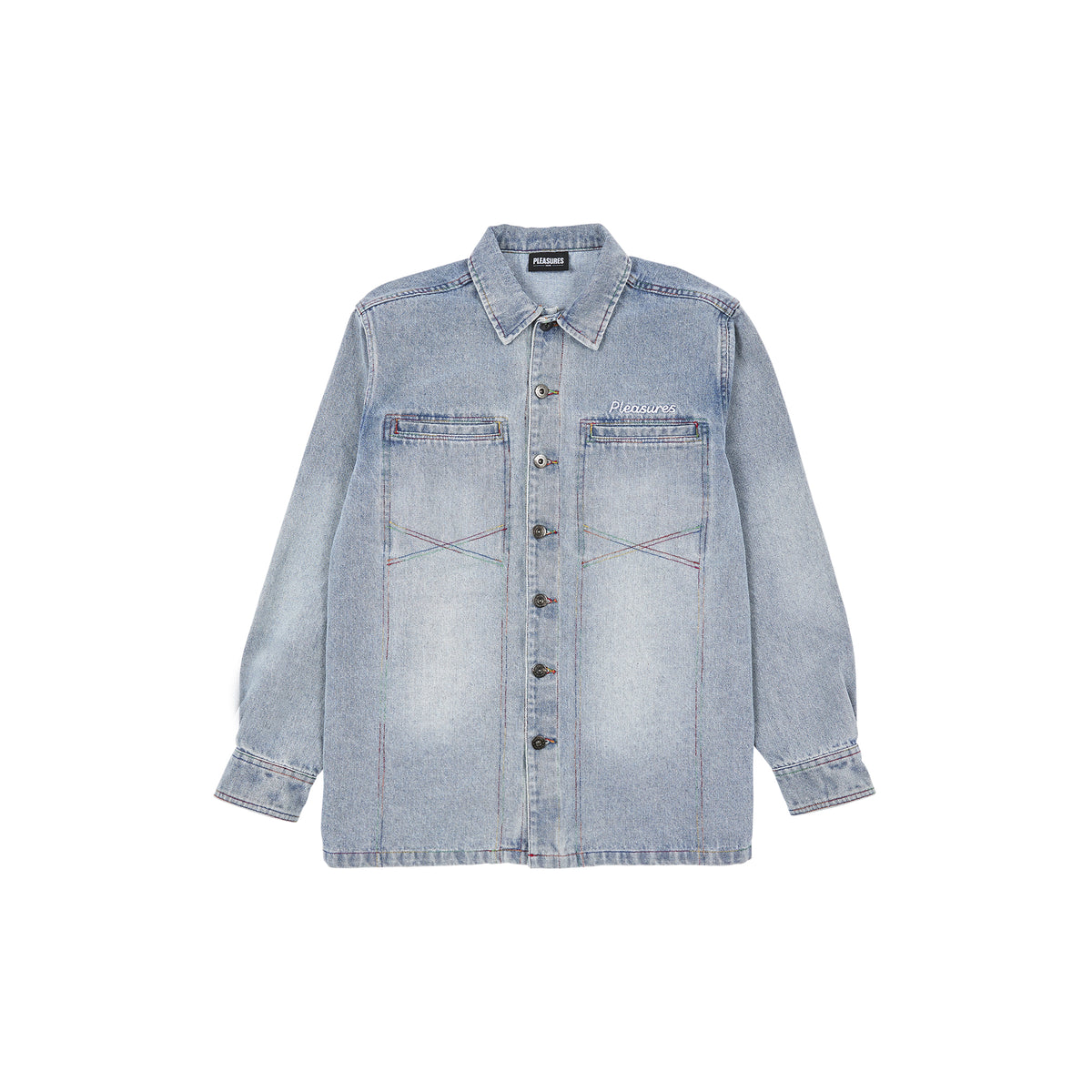 PLEASURES MENTOR DENIM WORK JACKET