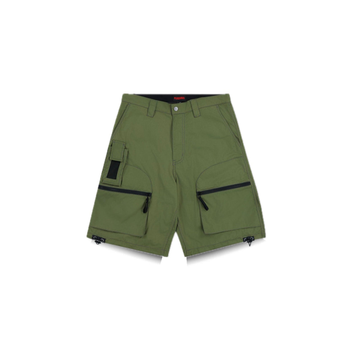 PLEASURES RAIDER  CARGO SHORT GREEN