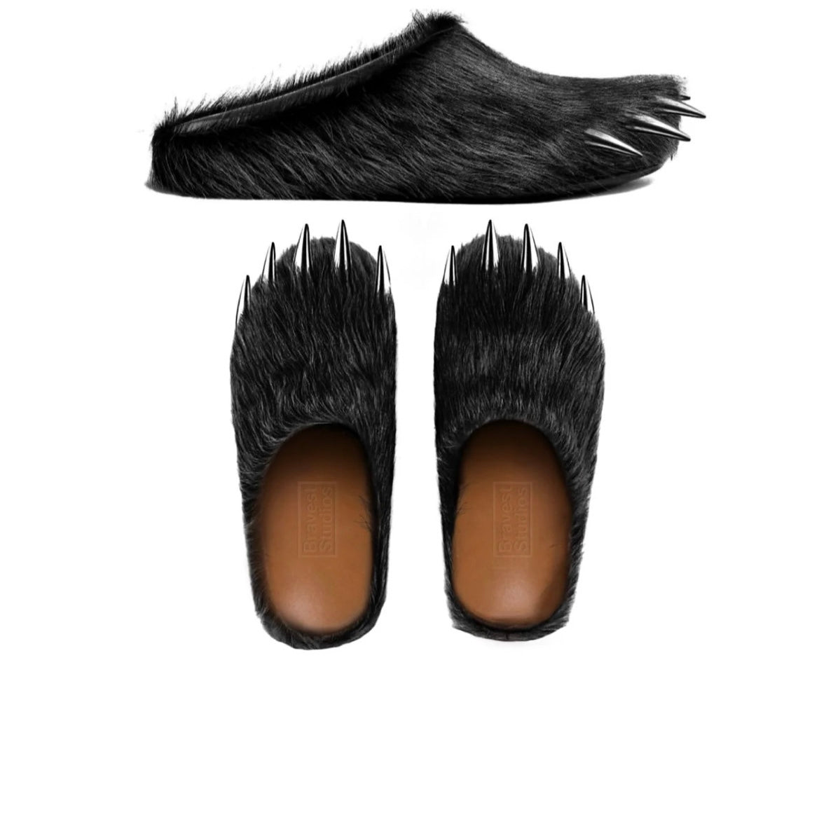 新品‼︎ BRAVEST STUDIOS BLACK BEAR CLAW MULE BRAVEST STUDIOS BLACK BEAR CLAW MULES - LUST PANAMA
