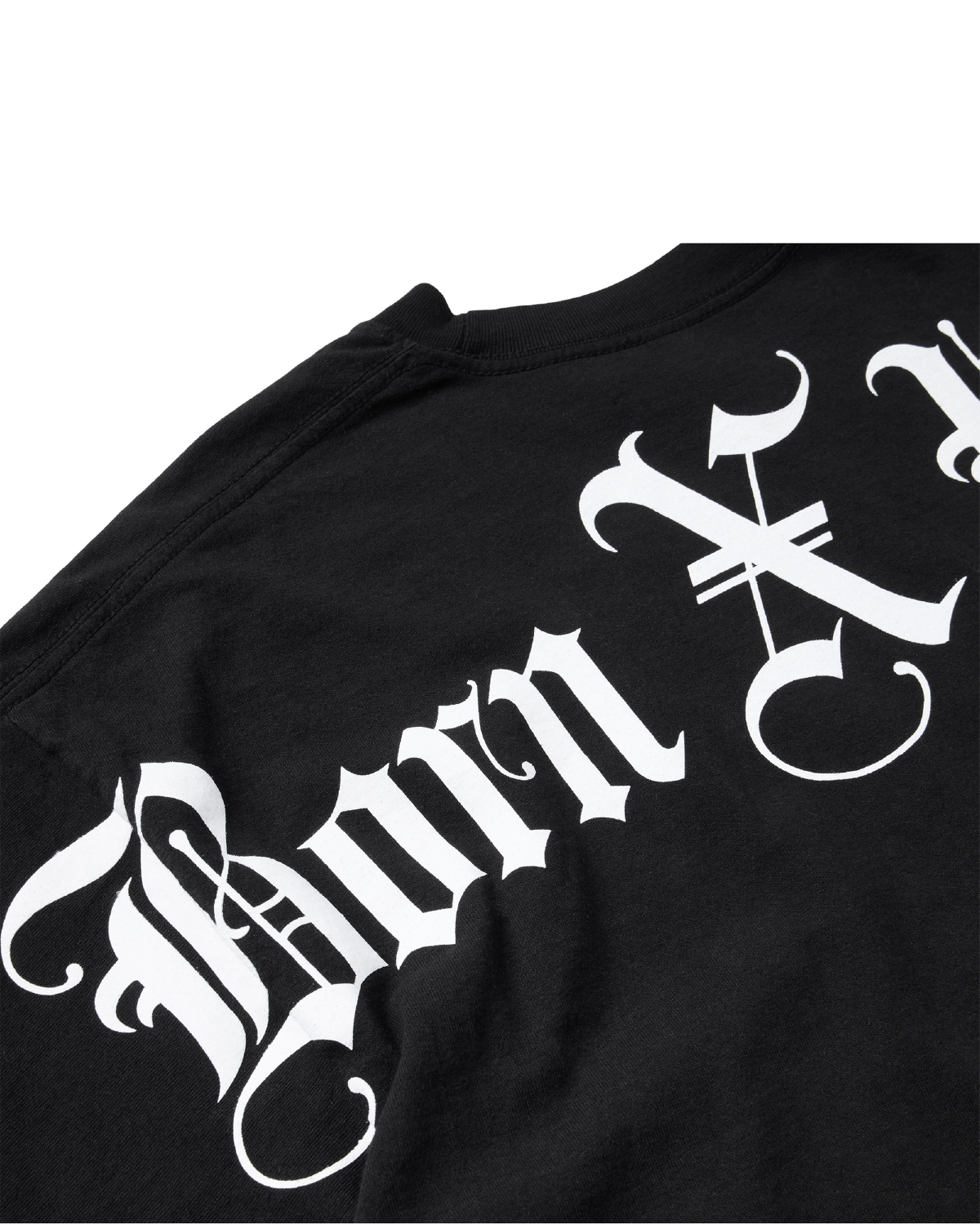 BORN X RAISED BLACKLETTER JUMBO ARCH TEE