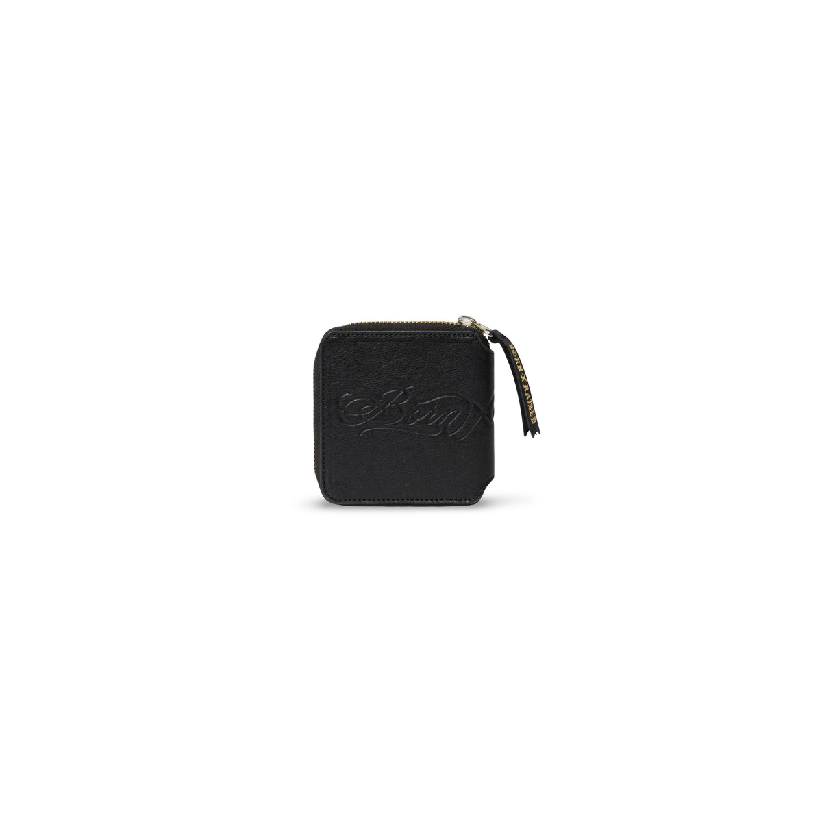 BORN X RAISED – FINE LINE LEATHER WALLET BLACK