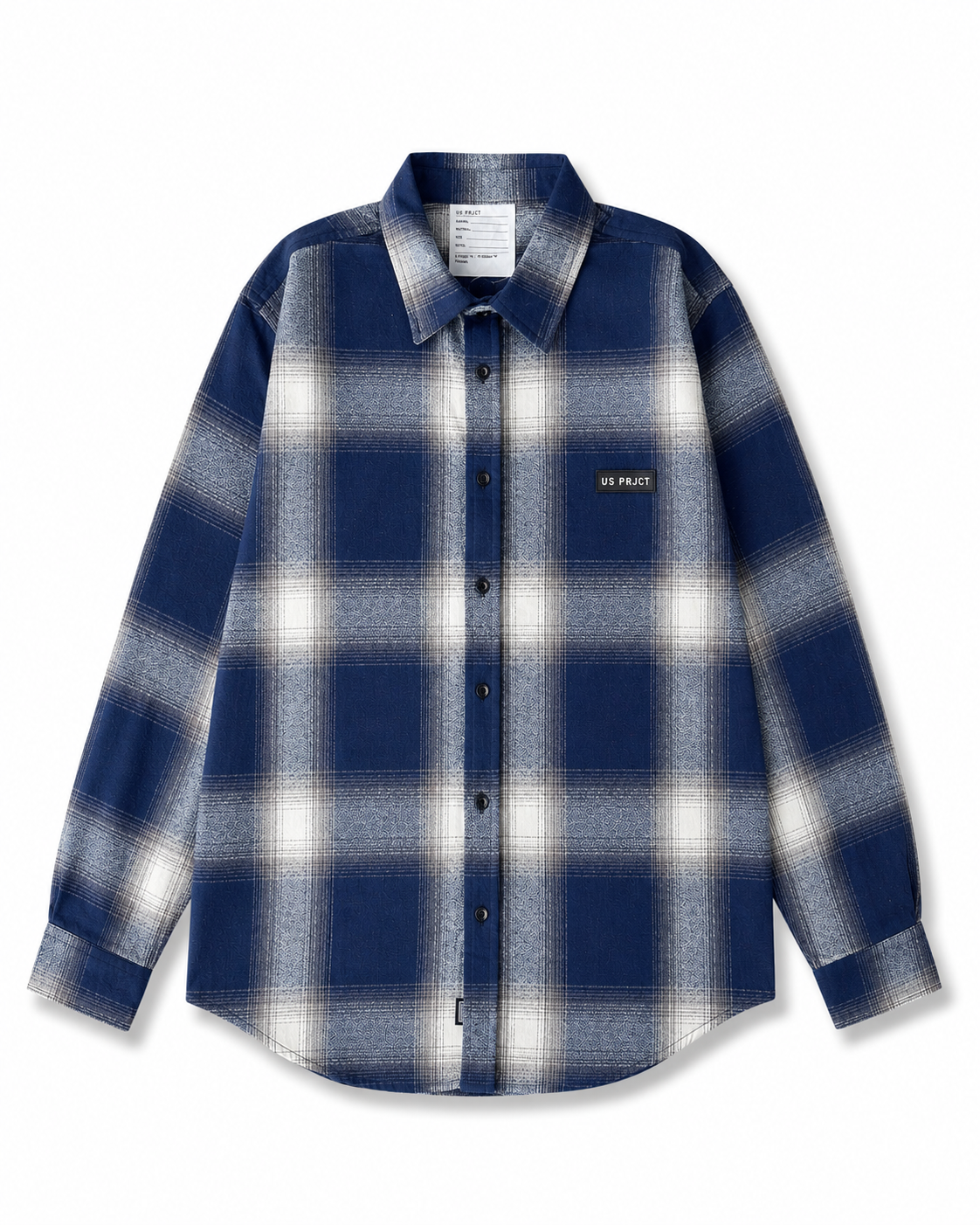 US PRJCT  FADE 01 OVERSHIRT MIDHIGHT BLUE
