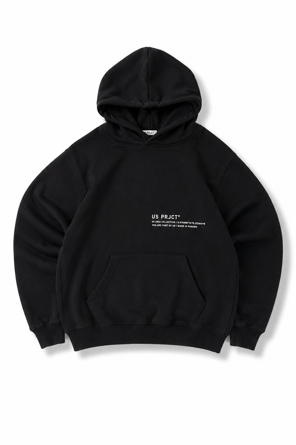 US PRJCT®️ LOGO HOODIE BLACK