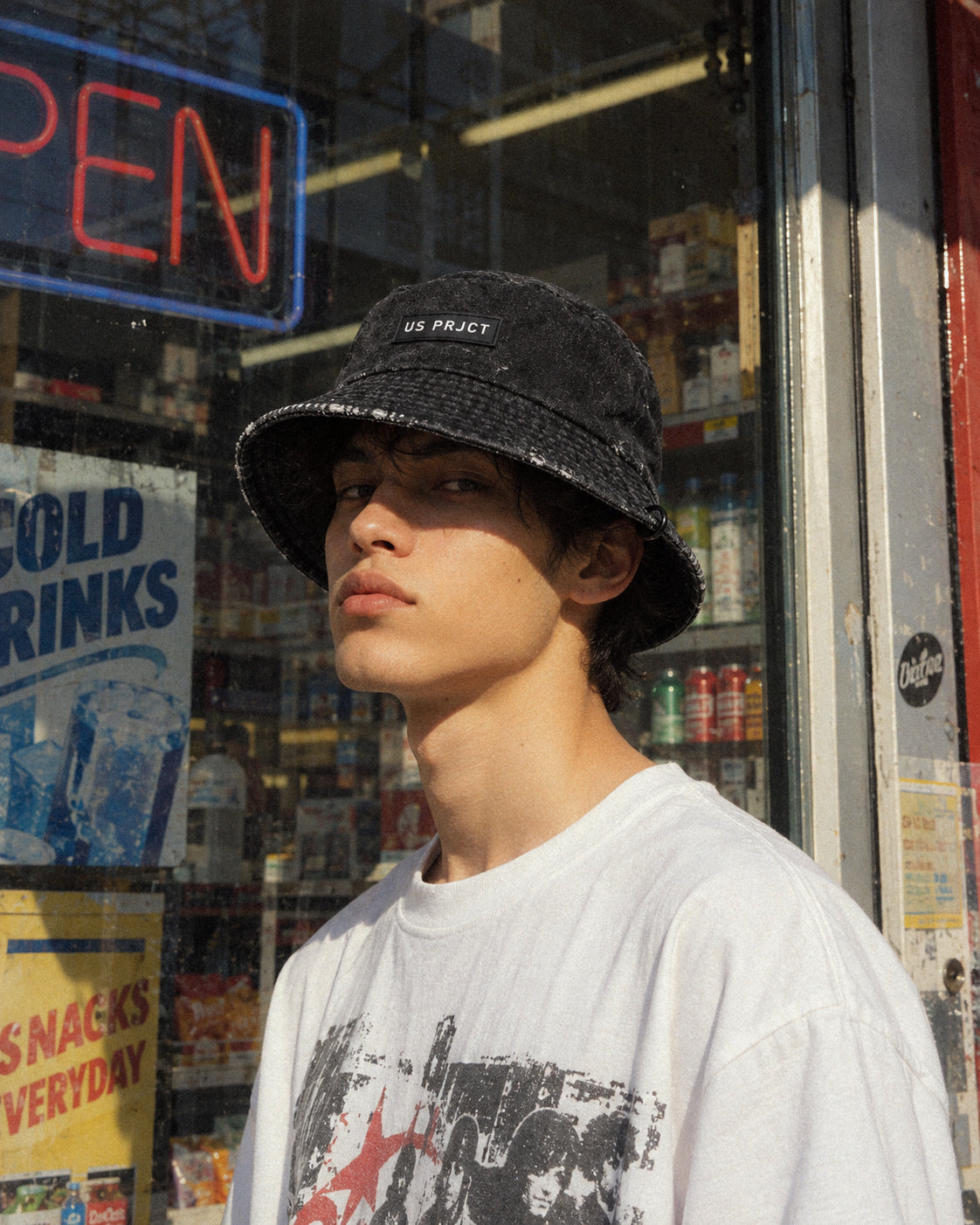 US PRJCT DISTRESSED BUCKET HAT