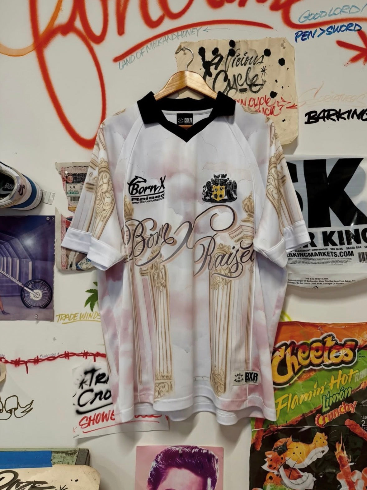 BORN X RAISED HEAVEN SOCCER JERSEY