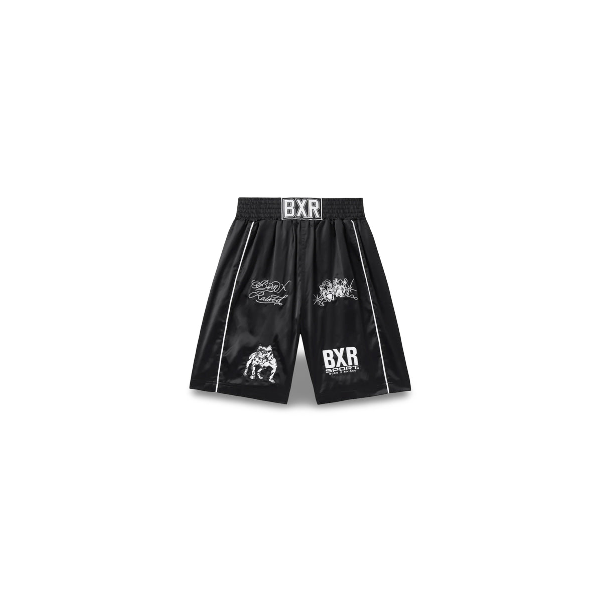 BORN X RAISED SATIN BOXING TRUNKS