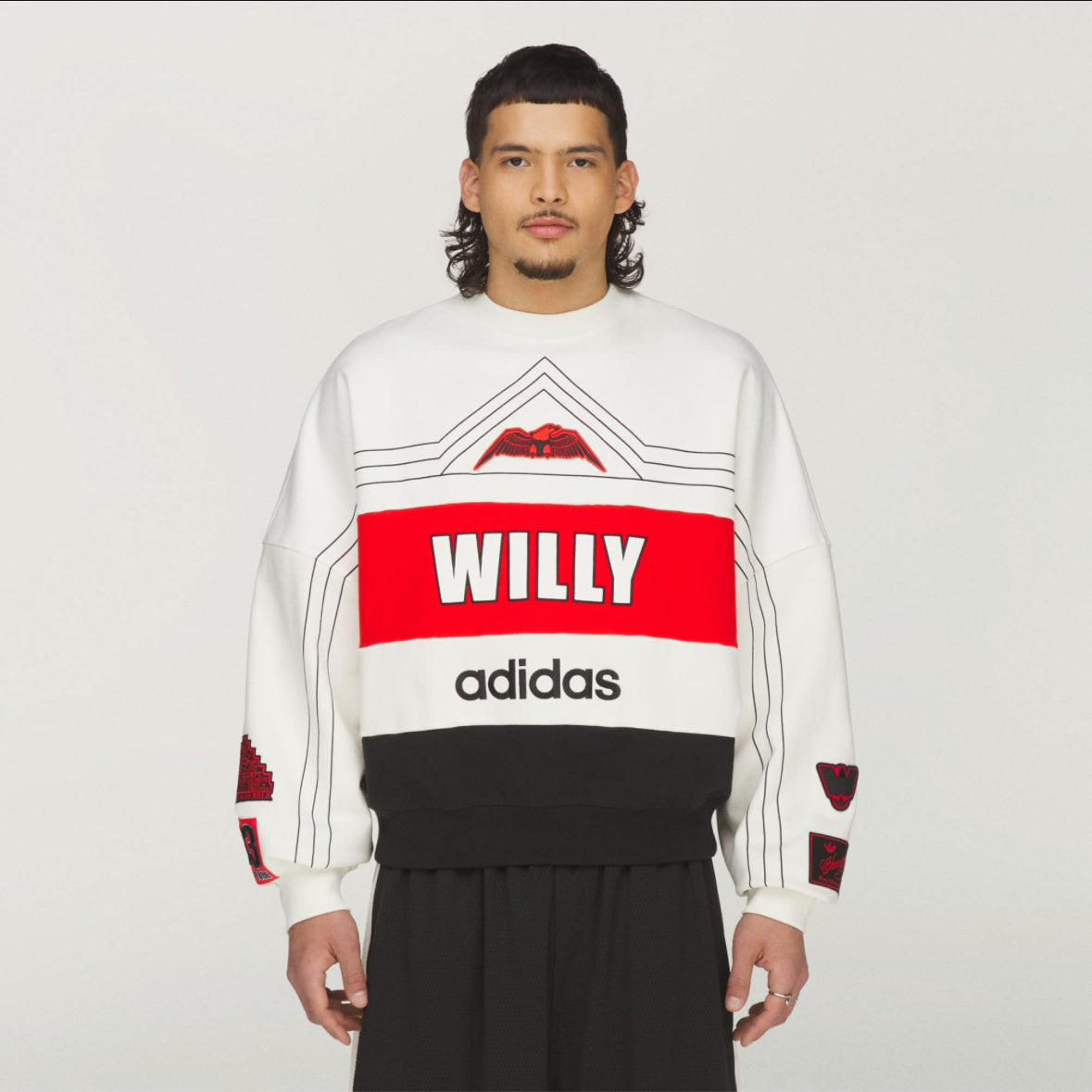 ADIDAS ORIGINALS x WILLY CHAVARRIA NY CREWNECK SWEATSHIRT