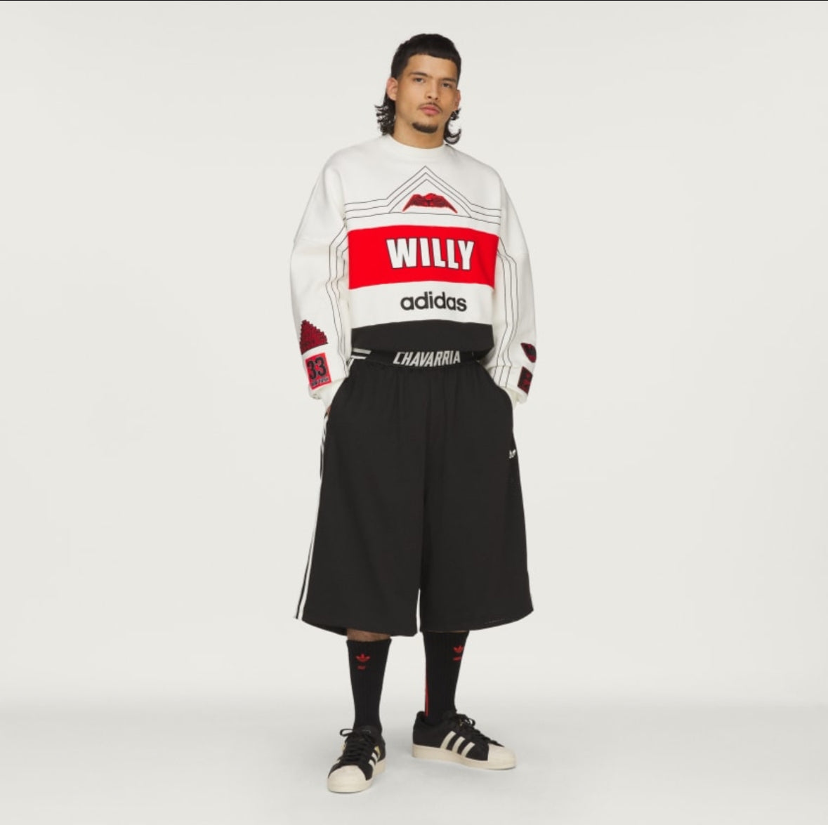 ADIDAS ORIGINALS x WILLY CHAVARRIA NY CREWNECK SWEATSHIRT