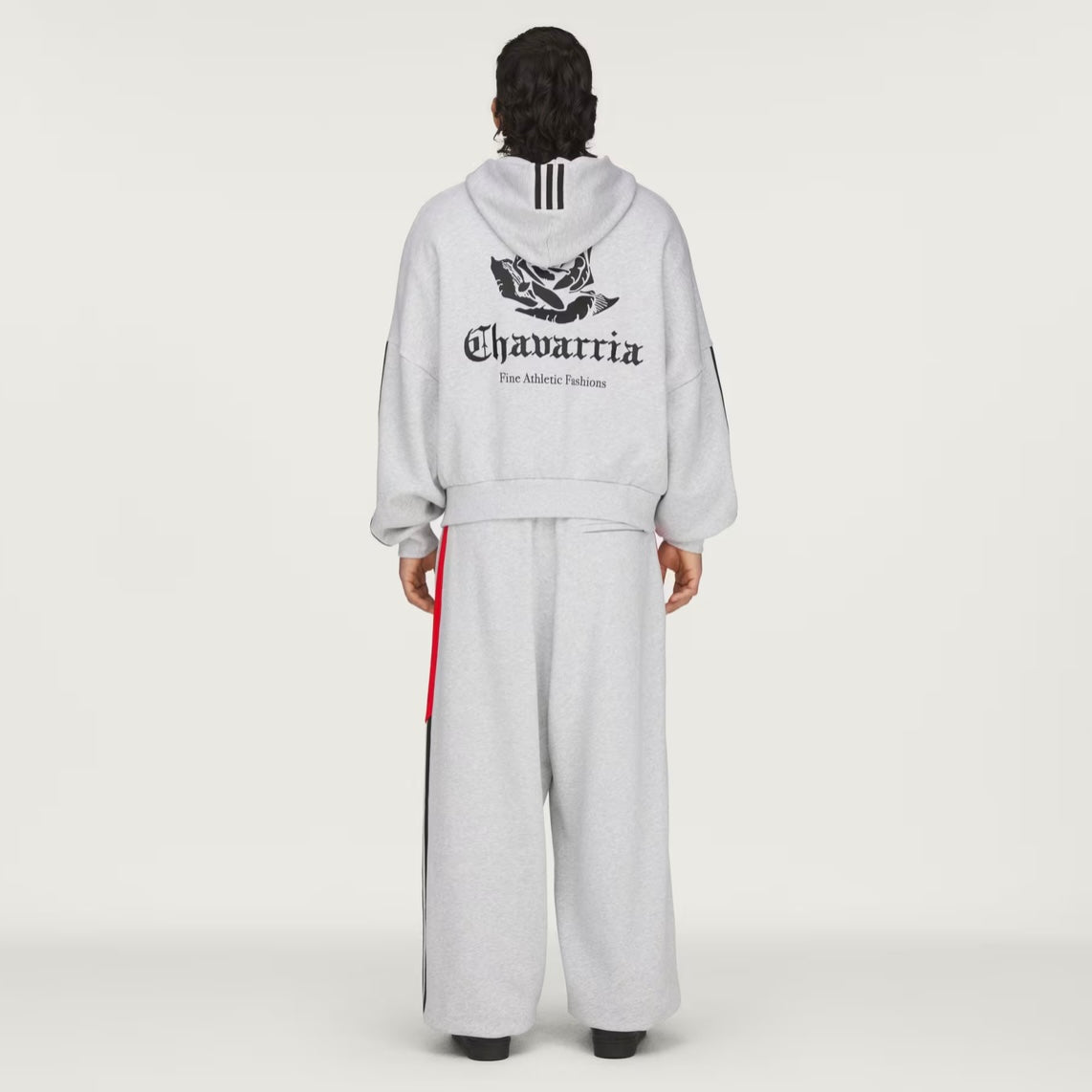 ADIDAS ORIGINALS x WILLY CHAVARRIA FULL ZIP LOGO HOODIE