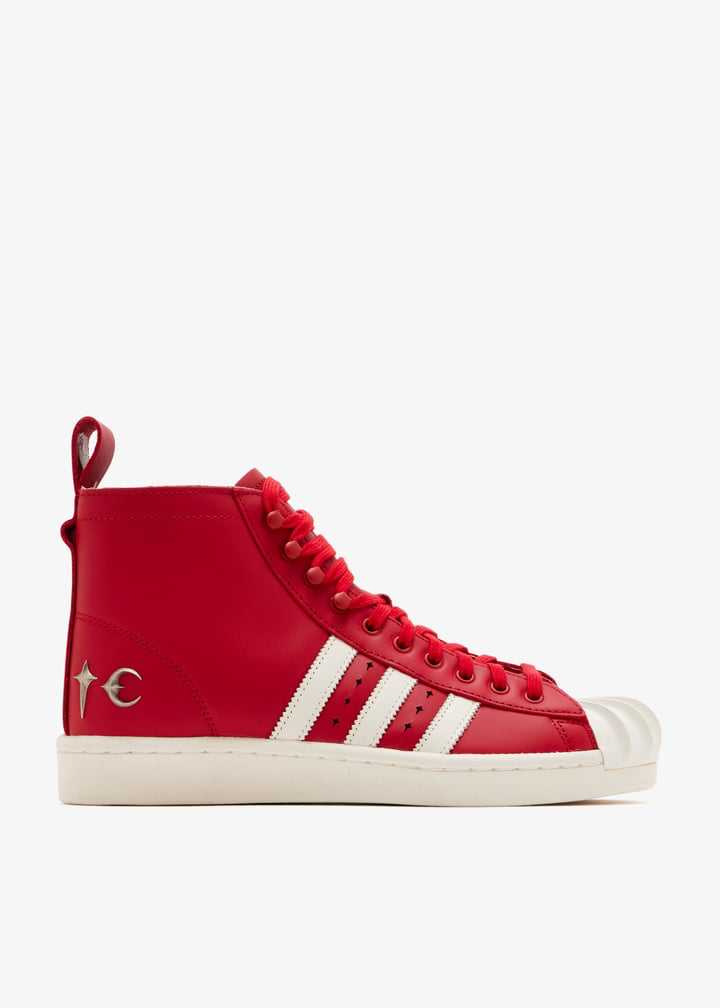 ADIDAS SUPERSTAR LUXE  THUG CLUB BOOTS  RED