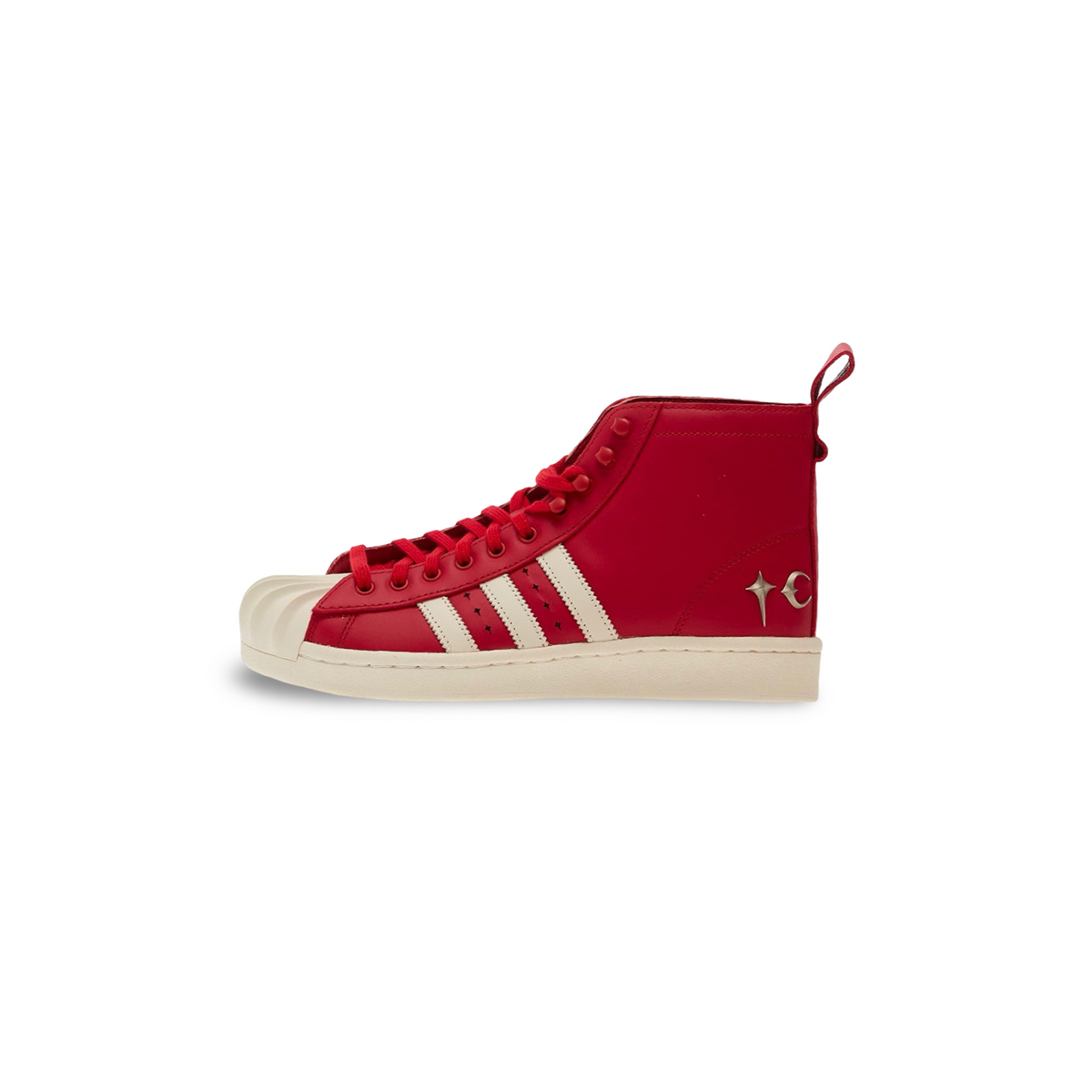 ADIDAS SUPERSTAR LUXE  THUG CLUB BOOTS  RED