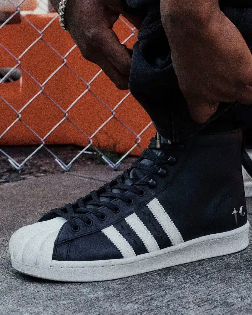 ADIDAS SUPERSTAR LUXE THUG CLUB BOOTS BLACK