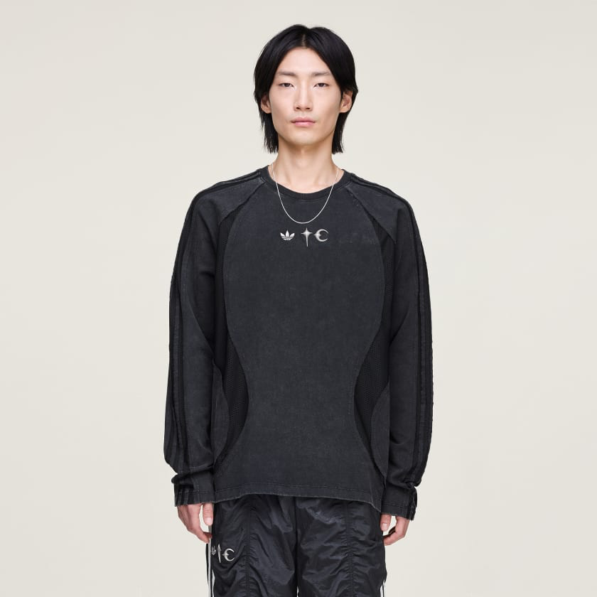 ADIDAS THUG CLUB TEAMGEIST T-SHIRT LONG SLEEVE BLACK