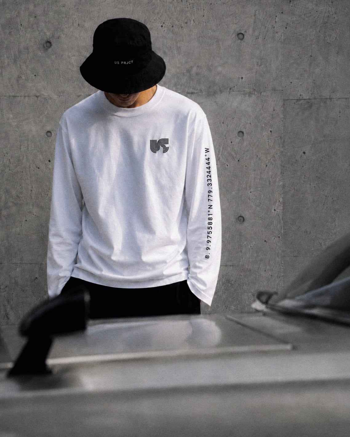 US PRJCT® HEAVYWEIGHT BOXY LONG SLEEVE WHITE