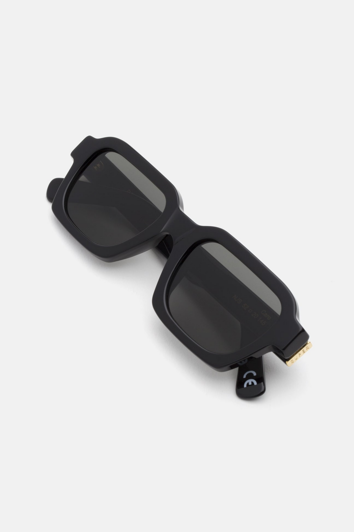 RETRO SUPER FUTURE CARO BLACK SUNGLASSES