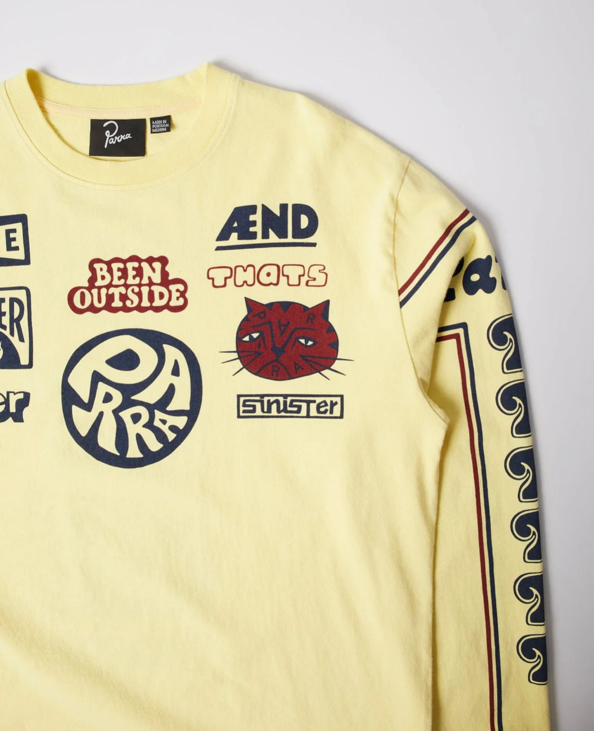 PARRA NEVER SINISTER LONG SLEEVE T-SHIRT
