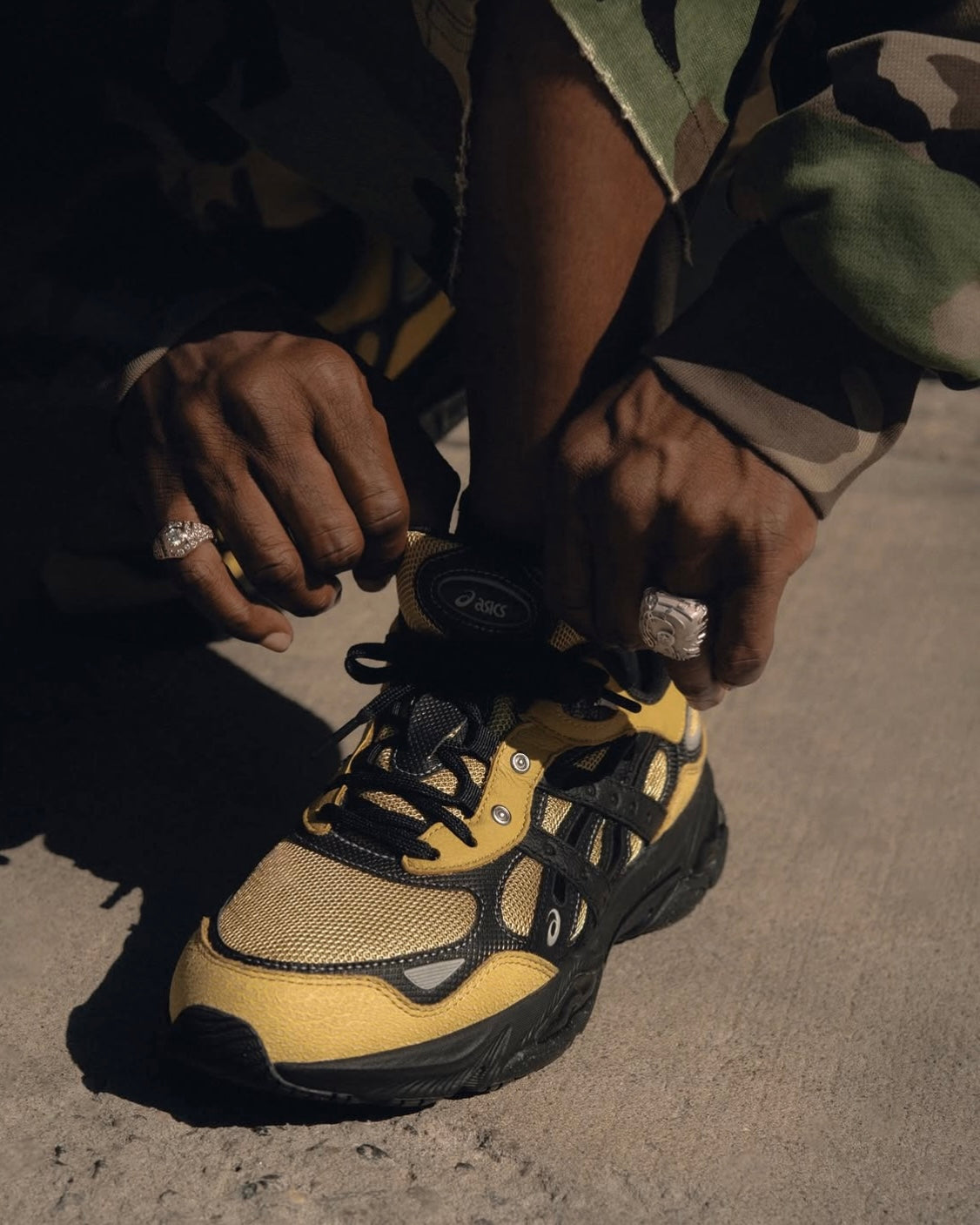 ASICS x HAL STUDIOS GEL-NYC 2.0 — Sulphur / Black