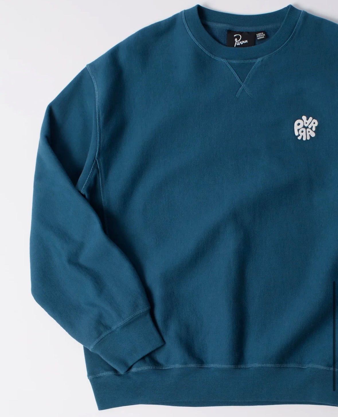 PARRA BALLOON LOGO CROSS-GRAIN CREWNECK