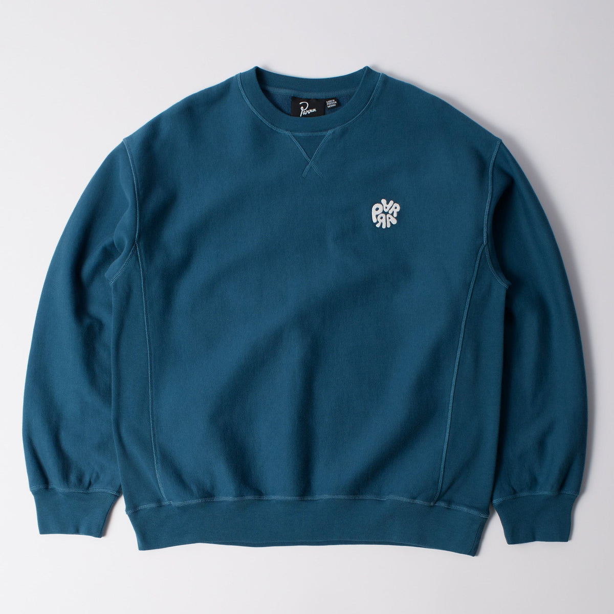 PARRA BALLOON LOGO CROSS-GRAIN CREWNECK