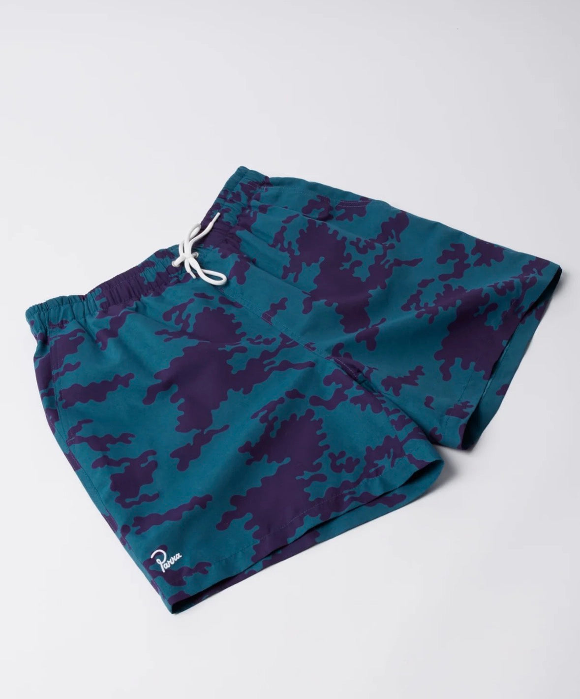 PARRA PURPLE CAMO MAN SWIM SHORTS