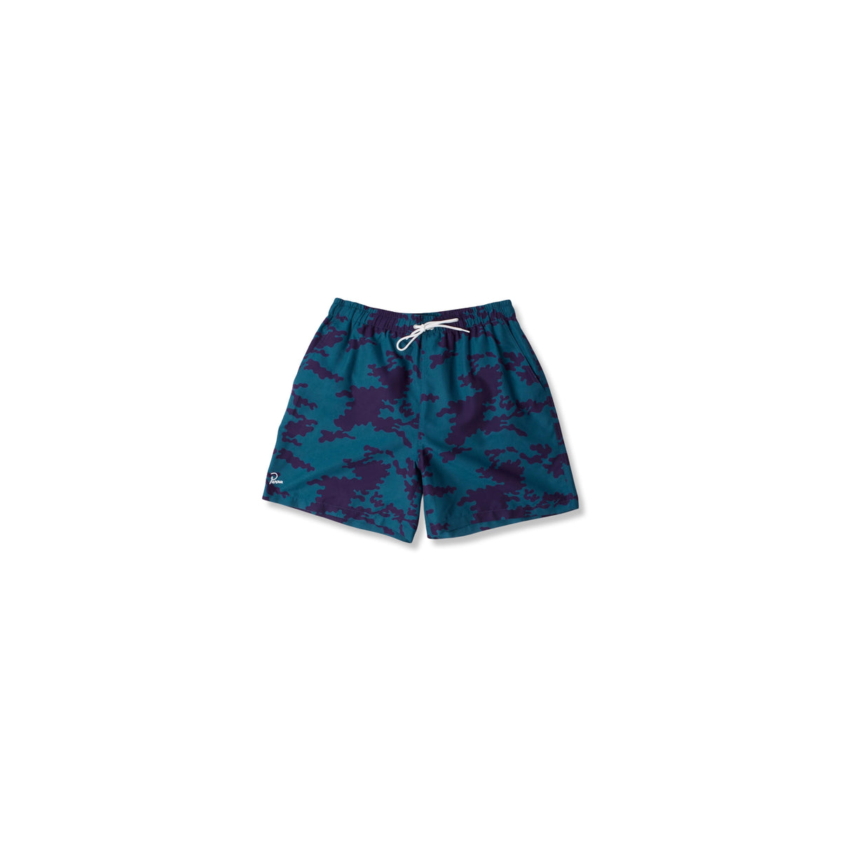 PARRA PURPLE CAMO MAN SWIM SHORTS