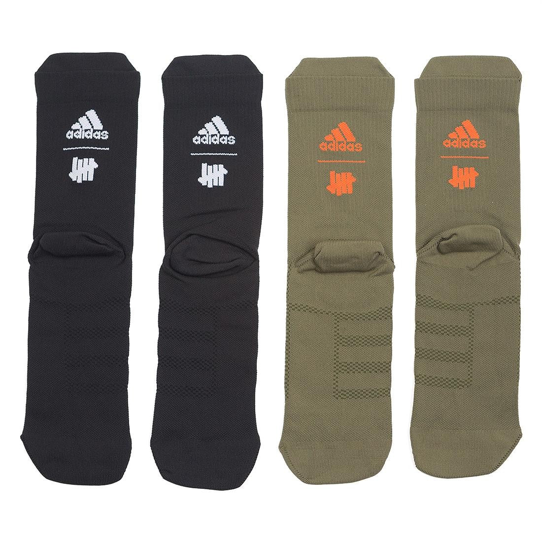 ADIDAS X UNDEFEATED MEN 2 PAIRS SOCKS