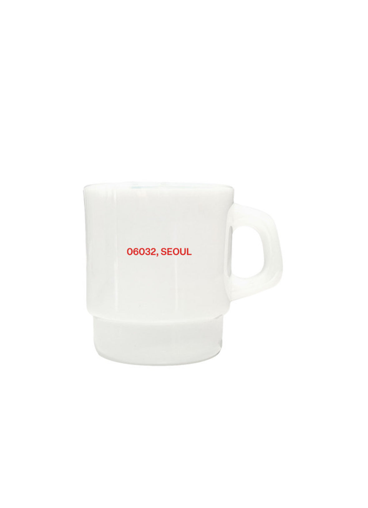KOMPAKT RECORD BAR RECORD CONCERT MILK GLASS CUP RED