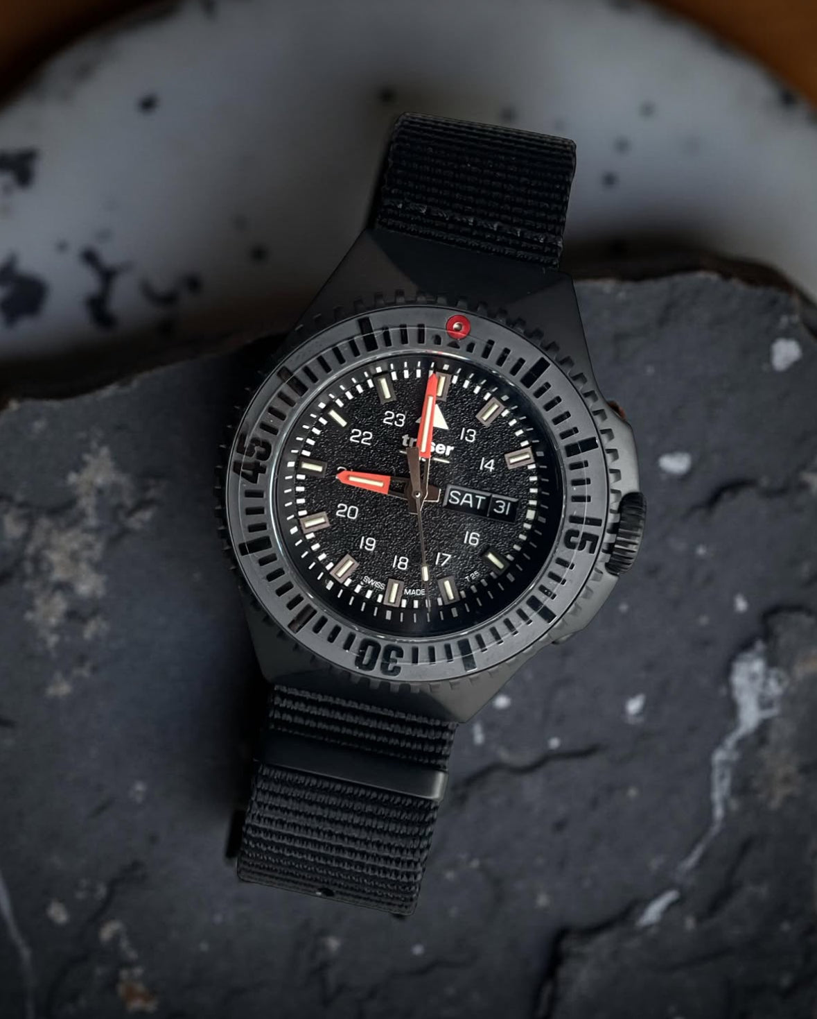 TRASER P69 BLACK STEALTH WATCH