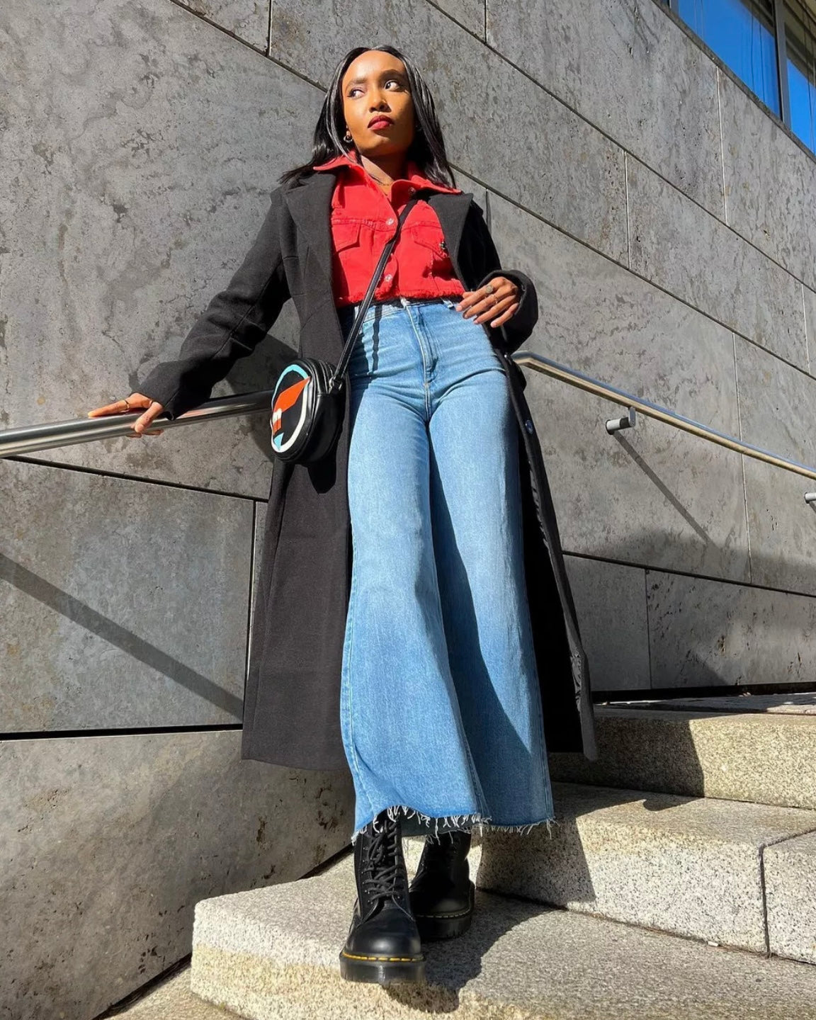 DR.MARTENS THE 1460 BEX  SMOOTH LEATHER LACE UP BOOTS