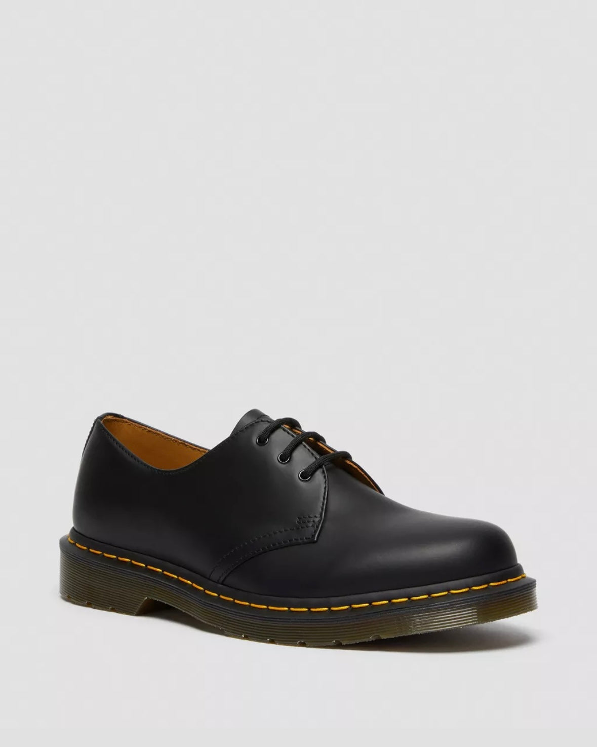 DR.MARTENS 1461 BLACK SMOOTH LEATHER OXFORD SHOES
