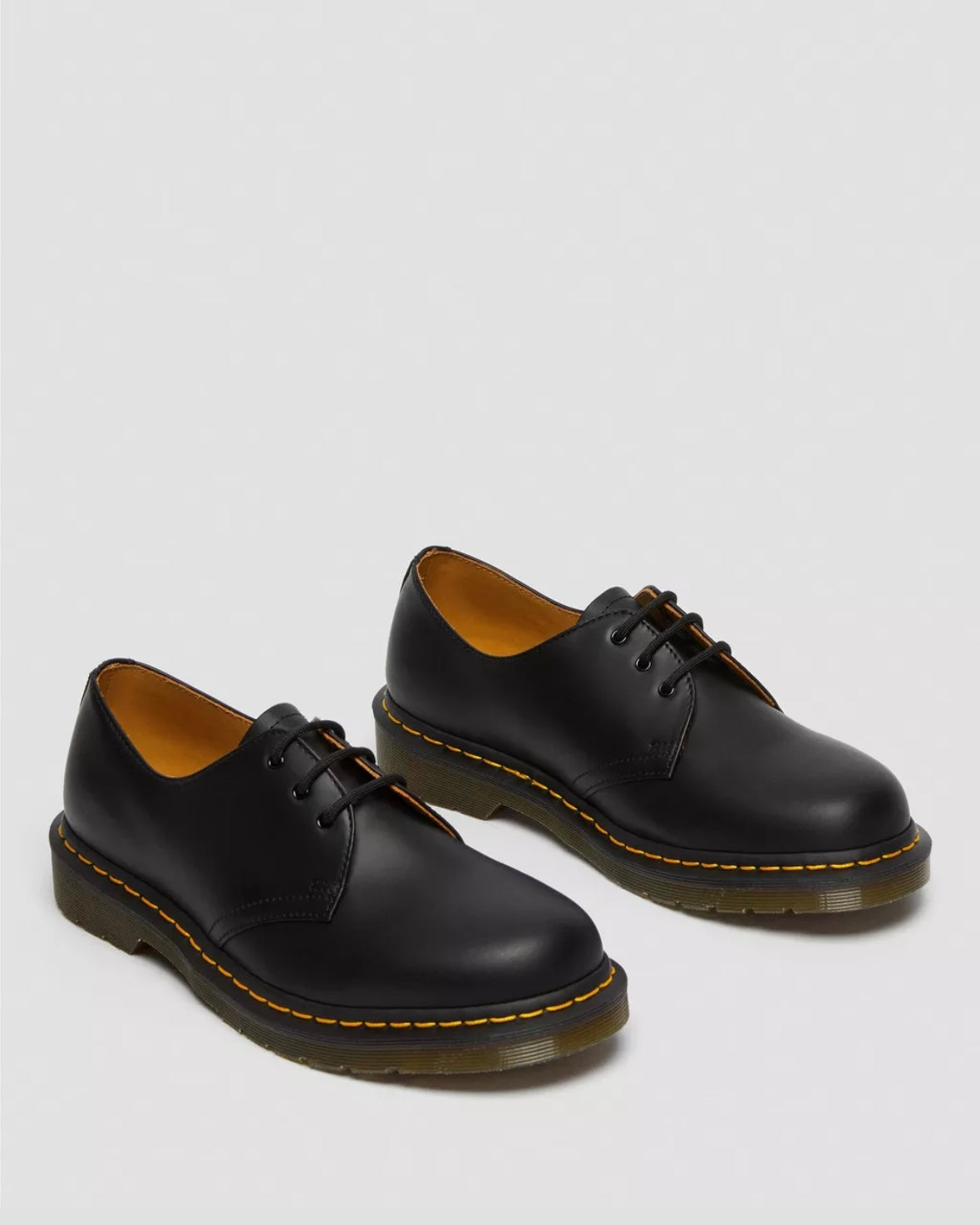DR.MARTENS 1461 BLACK SMOOTH LEATHER OXFORD SHOES