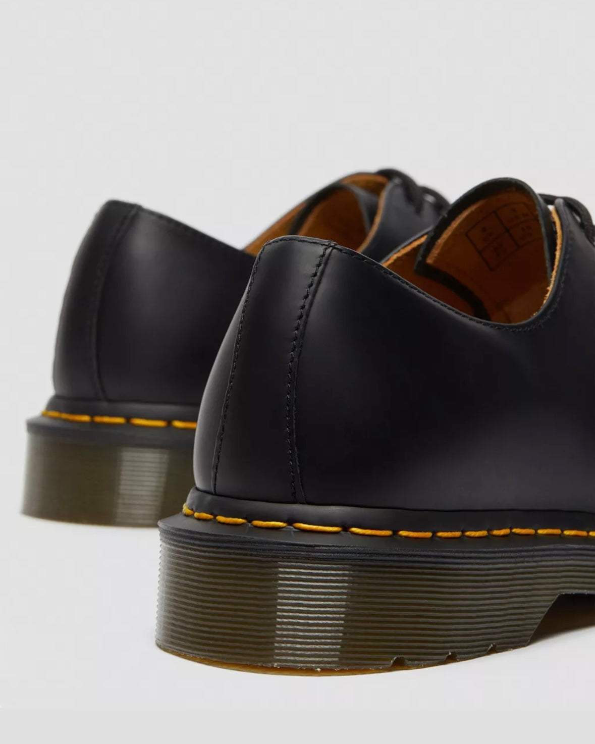 DR.MARTENS 1461 BLACK SMOOTH LEATHER OXFORD SHOES