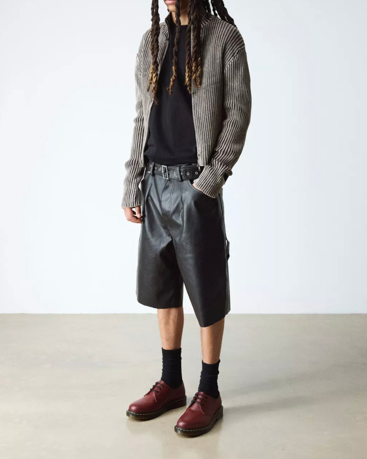 DR.MARTENS 1461 CHERRY RED SMOOTH LEATHER OXFORD SHOES