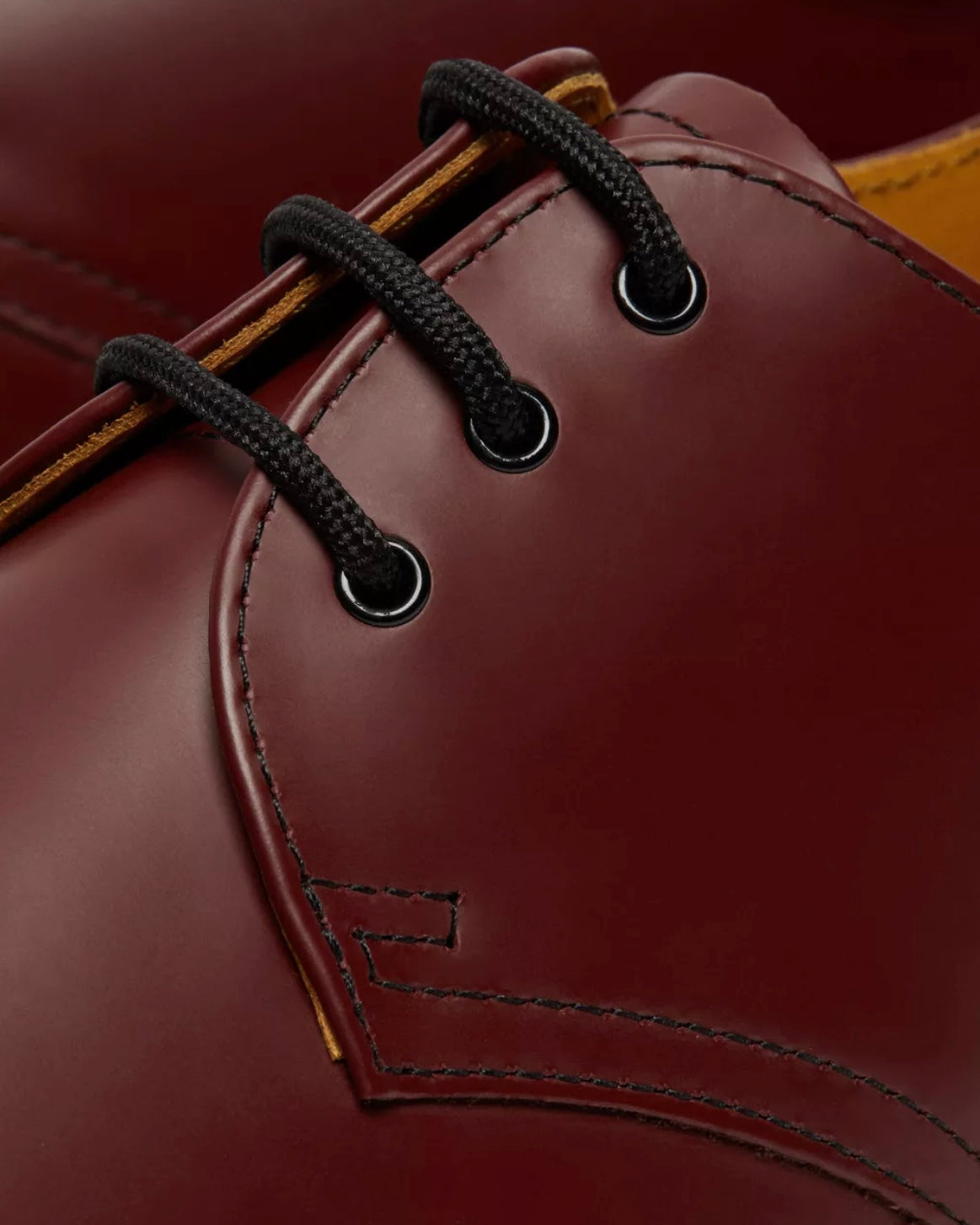 DR.MARTENS 1461 CHERRY RED SMOOTH LEATHER OXFORD SHOES