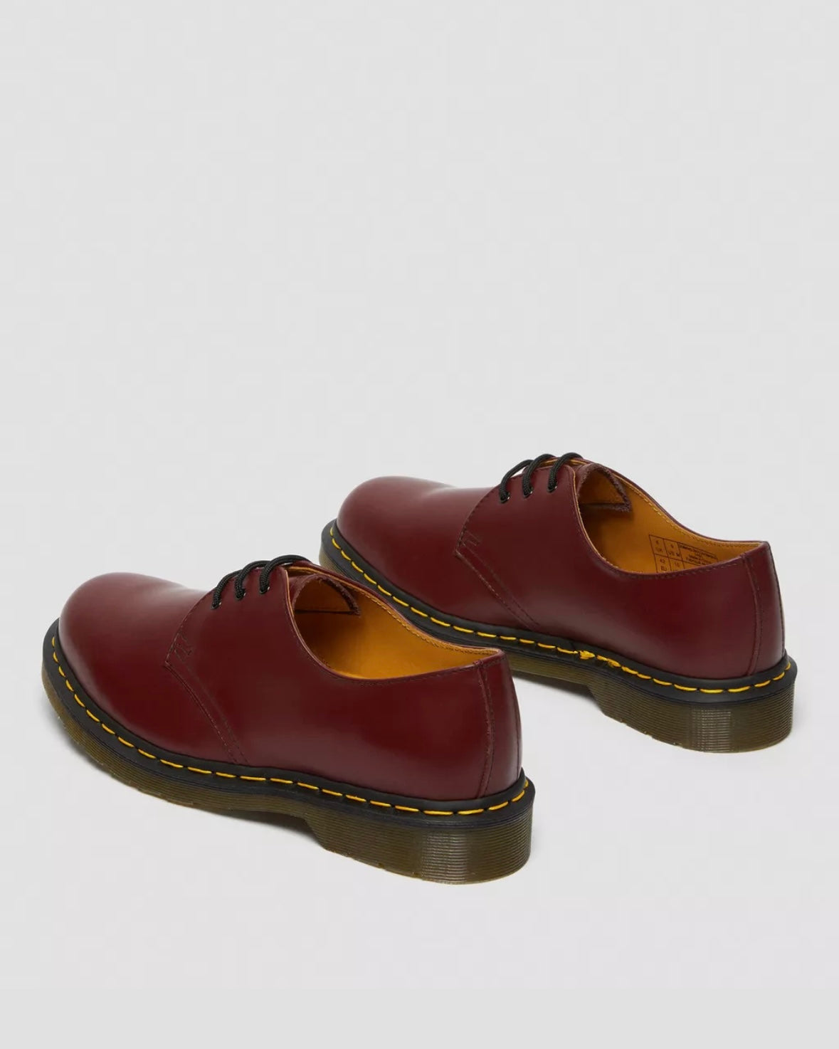 DR.MARTENS 1461 CHERRY RED SMOOTH LEATHER OXFORD SHOES