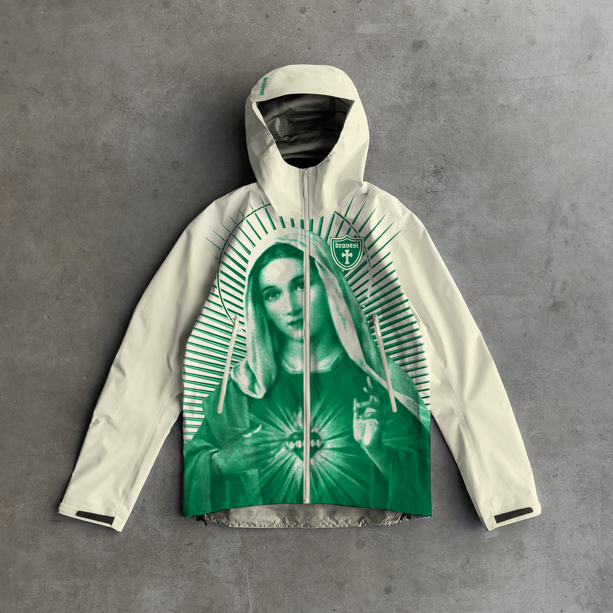 BRAVEST STUDIOS CHAQUETA CREAM MARY SHELL