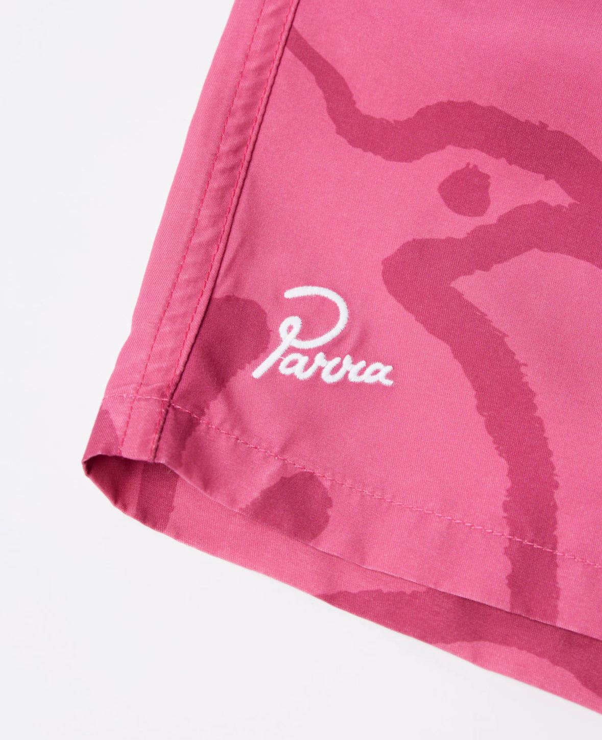 PARRA BIRDS FLY FREE SWIM SHORTS PURPLE PINK