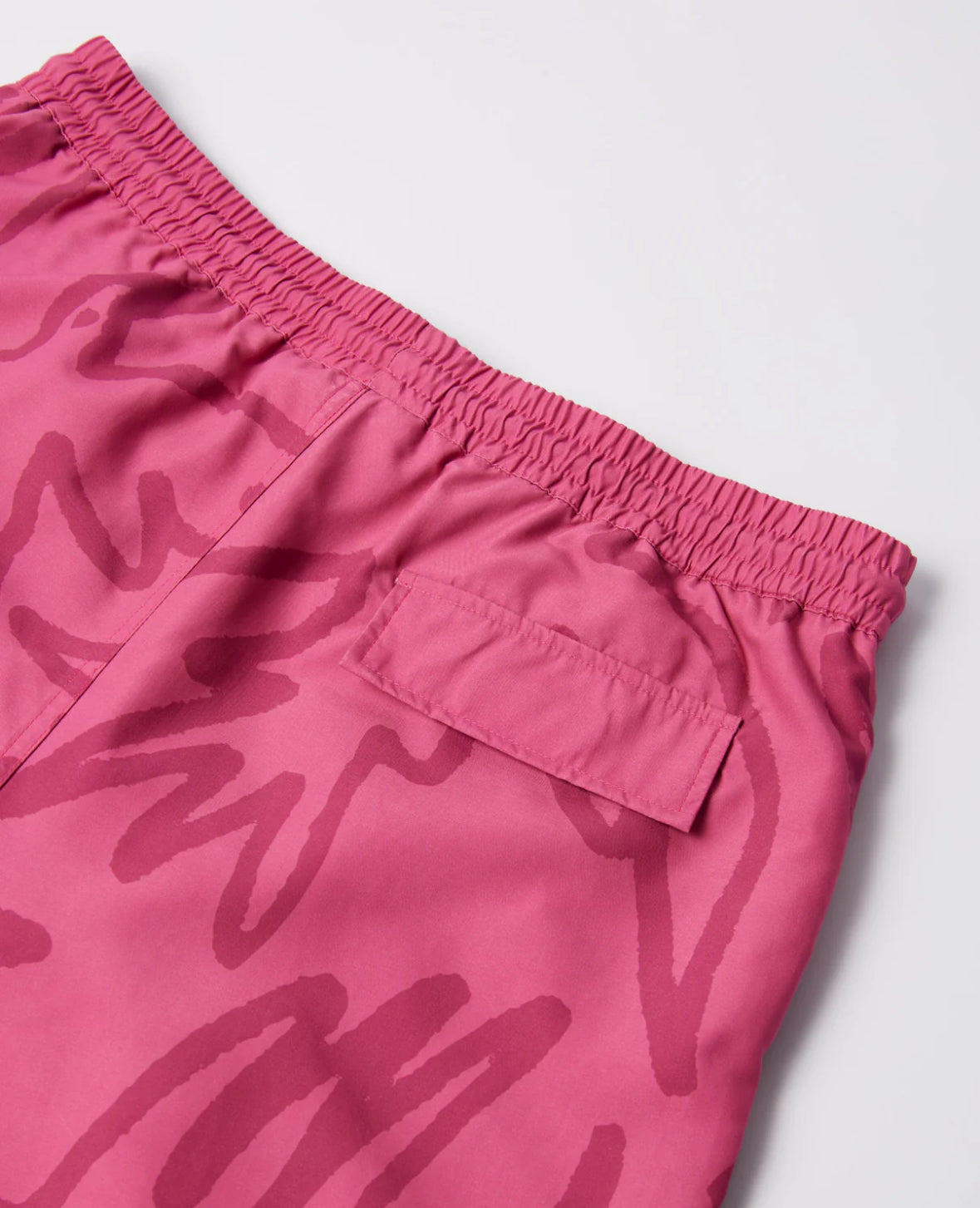 PARRA BIRDS FLY FREE SWIM SHORTS PURPLE PINK