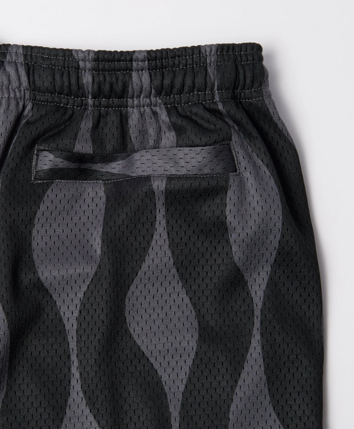 PARRA WAVED MESH SHORTS BLACK
