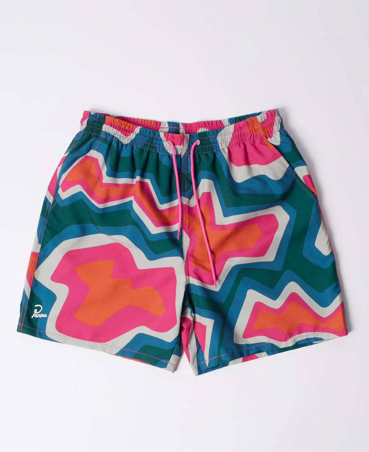PARRA GEM STONES SWIM SHORTS PINK